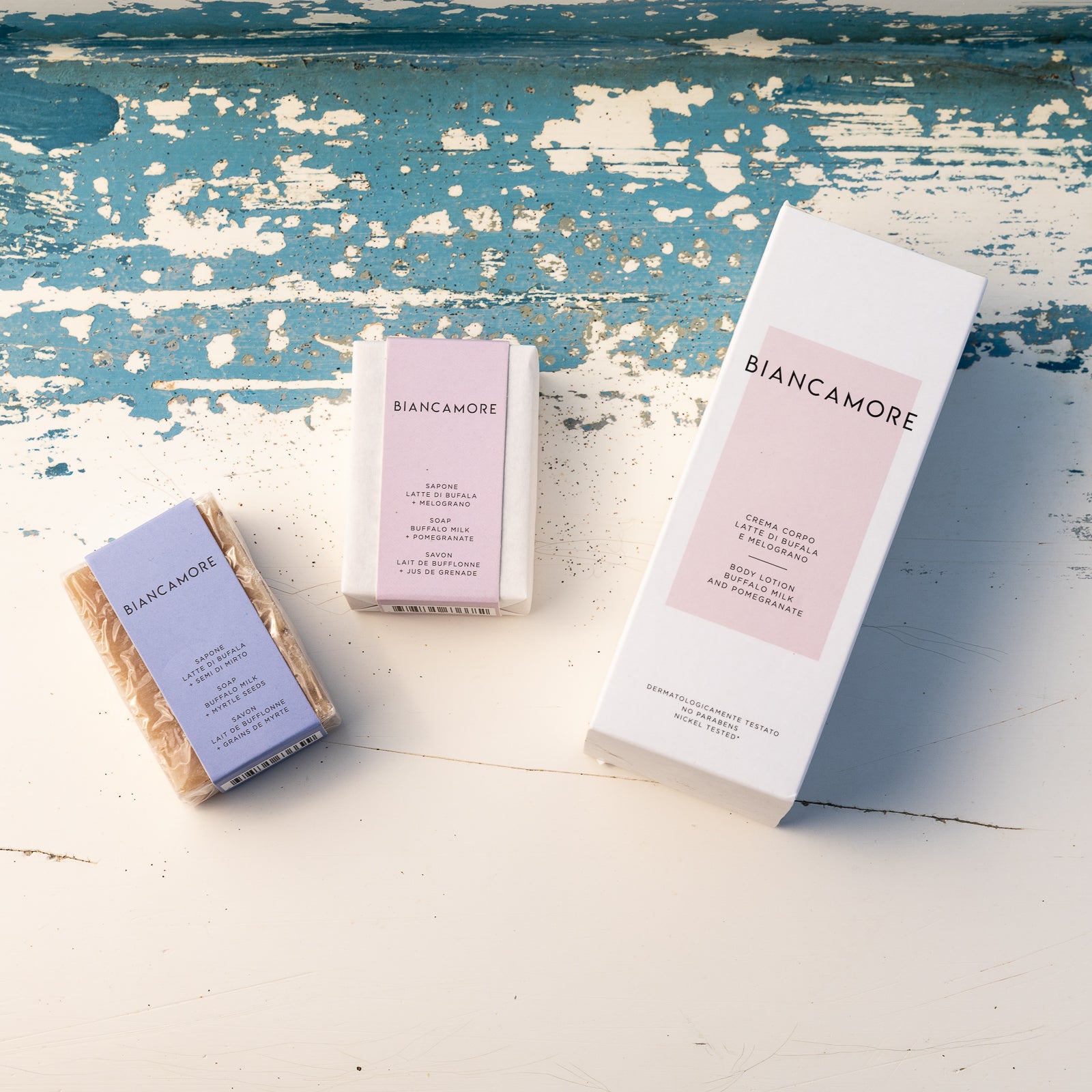 Sapone con latte di bufala e melagrana