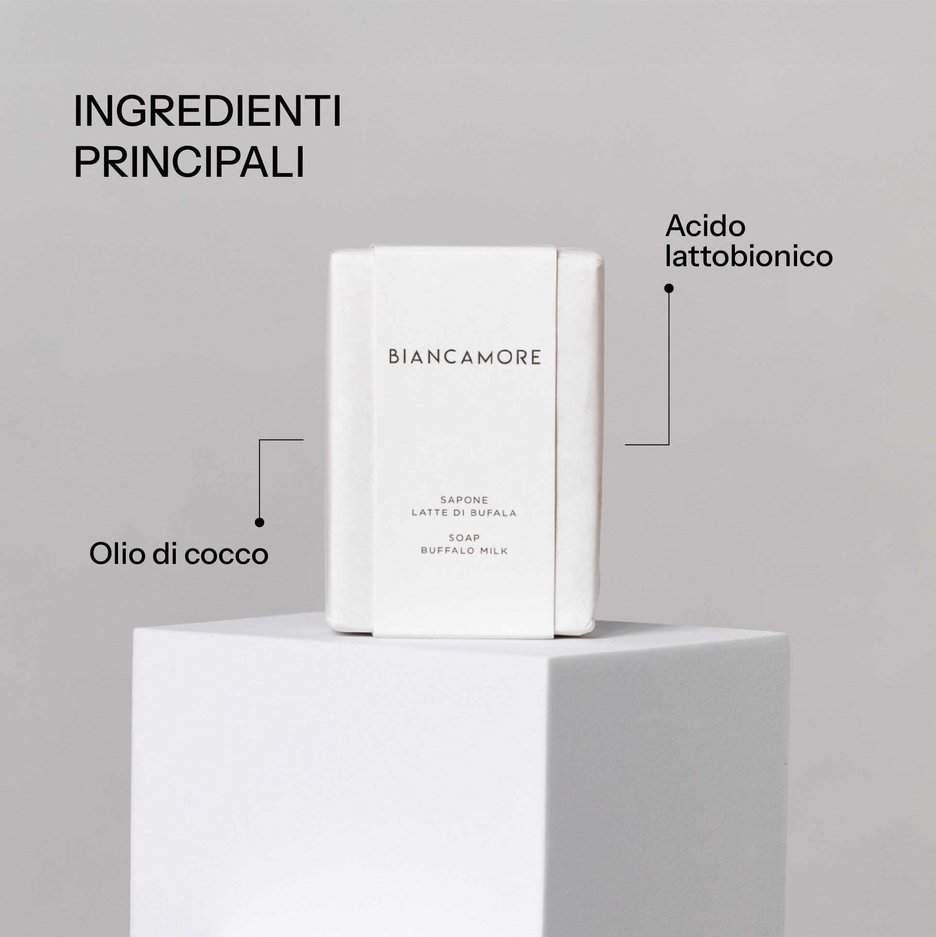 Sapone con latte di bufala