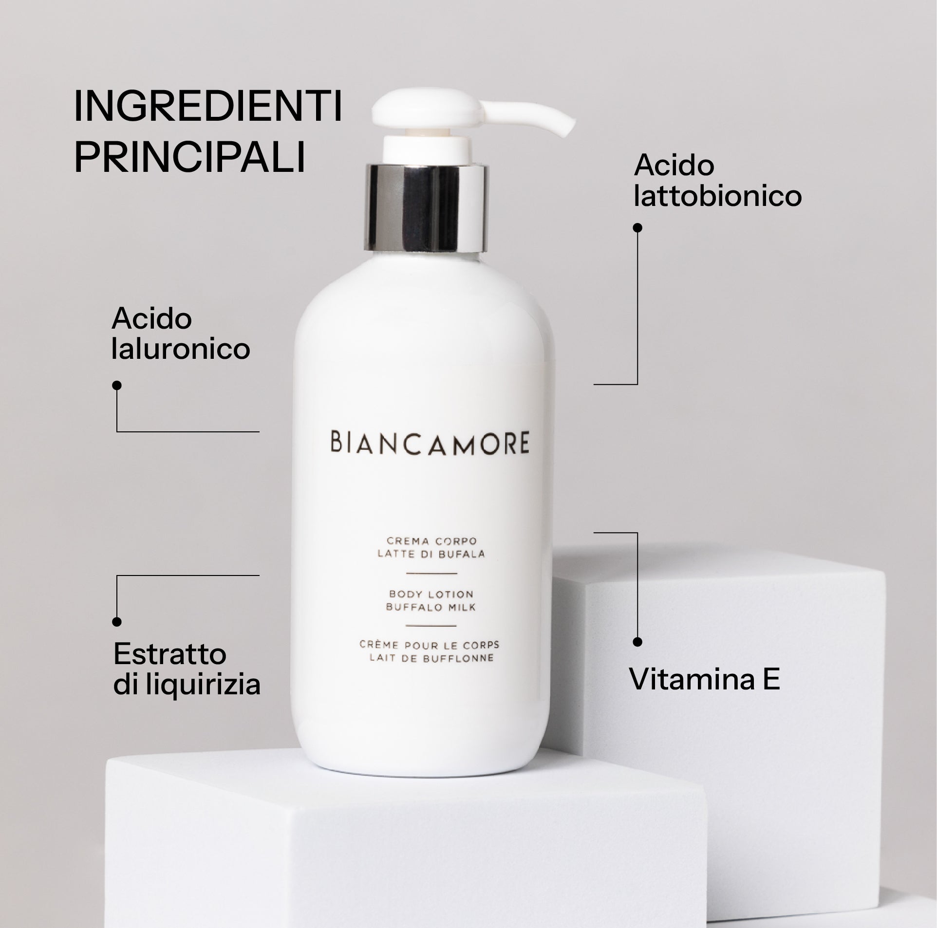Scrub corpo + Crema corpo con latte di bufala
